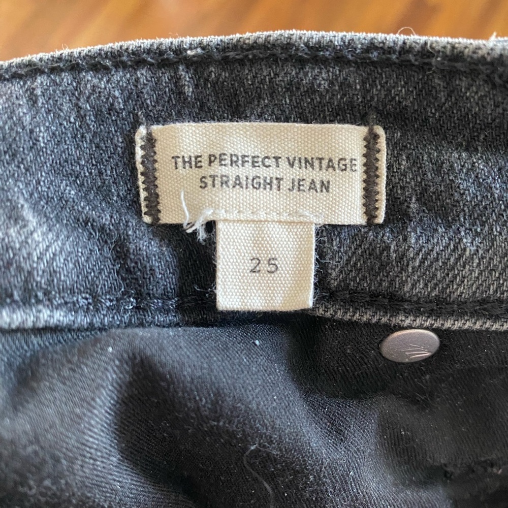 Madewell The Perfect Vintage Straight Jean size 25